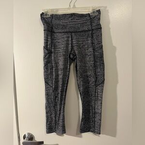 Lululemon Pixel Print Cropped Leggings